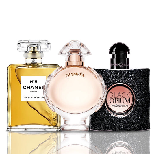 Sada 3 Parfémů | Black Opium + Chanel N°5 + Olympea 100 ml